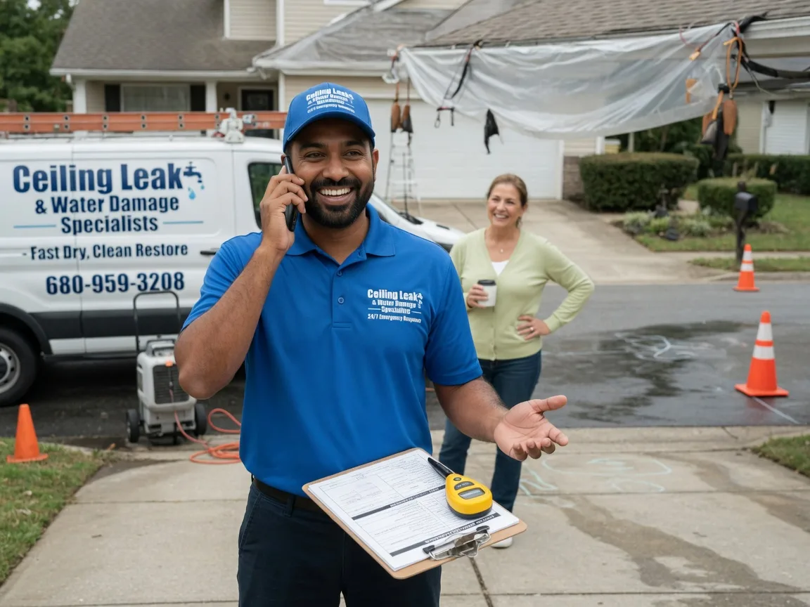 Ceiling Leak Cleanup Inman, SC FAQs